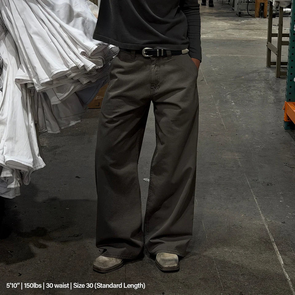 SHIBUYA WIDE-LEG CHINO PANTS