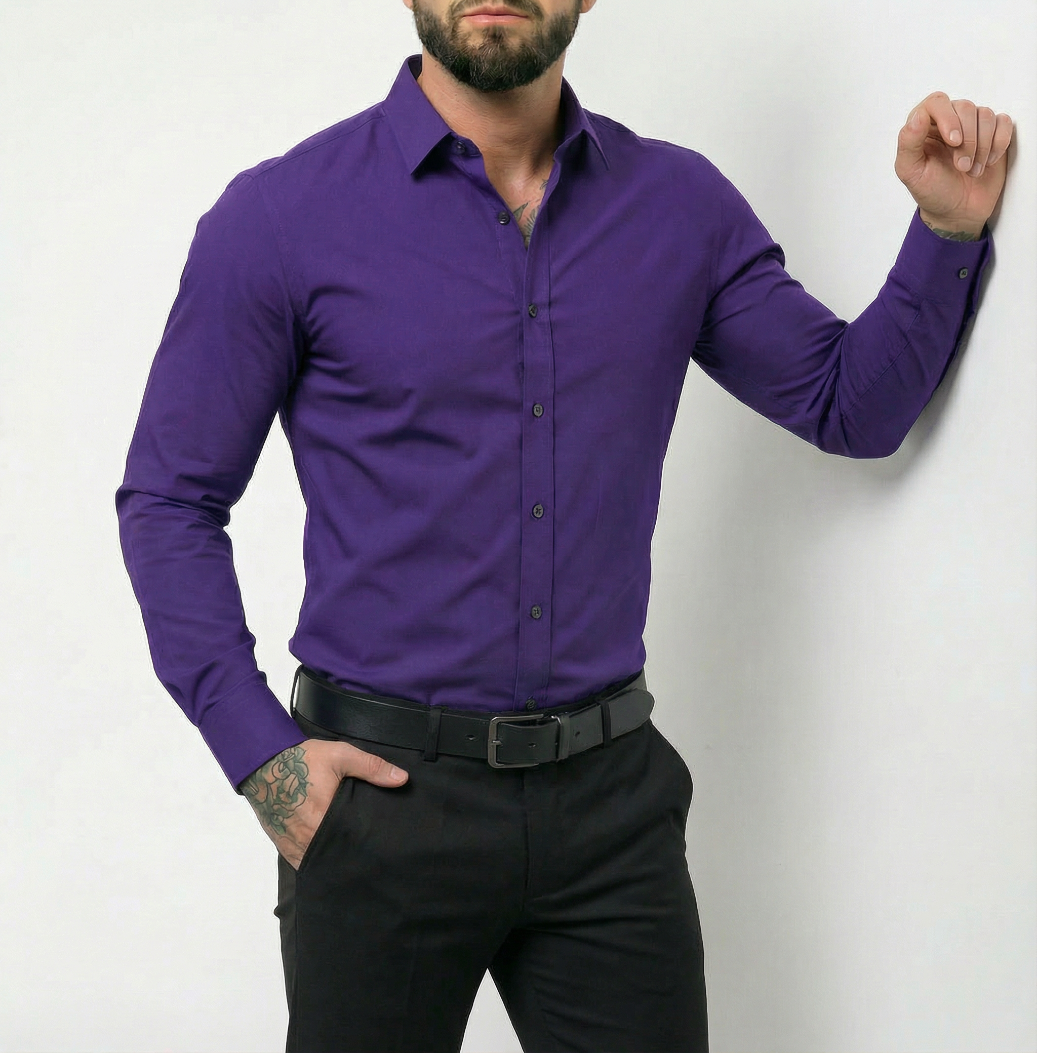 The "Limitless" Commuter Shirt - 4-Way Stretch & Non-Iron