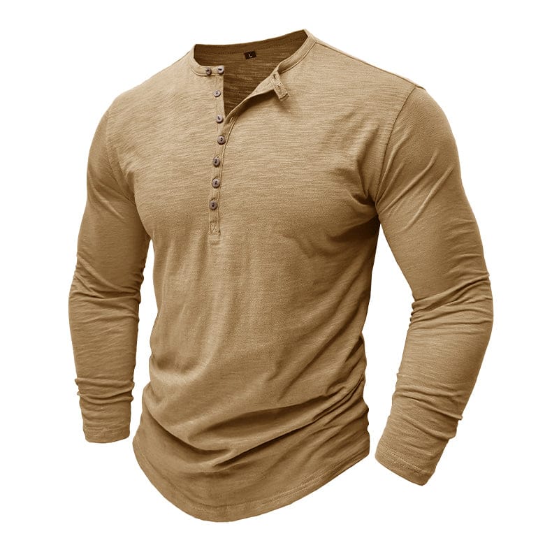 André Ferran Slub Jersey Henley