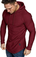 Mens Fashion Hoodies Fleece Long Sleeve Athletic Sweatshirt Pullover
