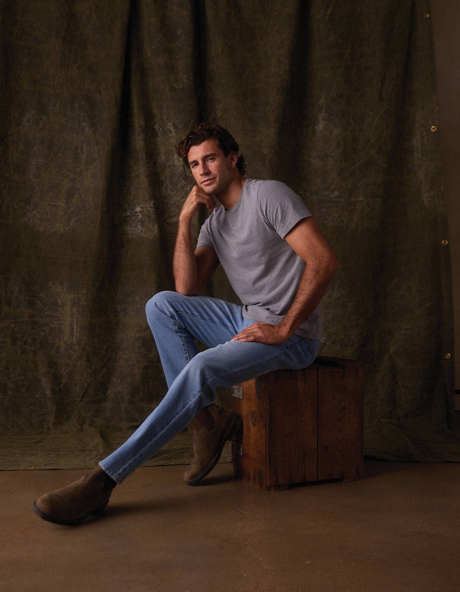 Normal Straight Jean in Vintage Light Wash