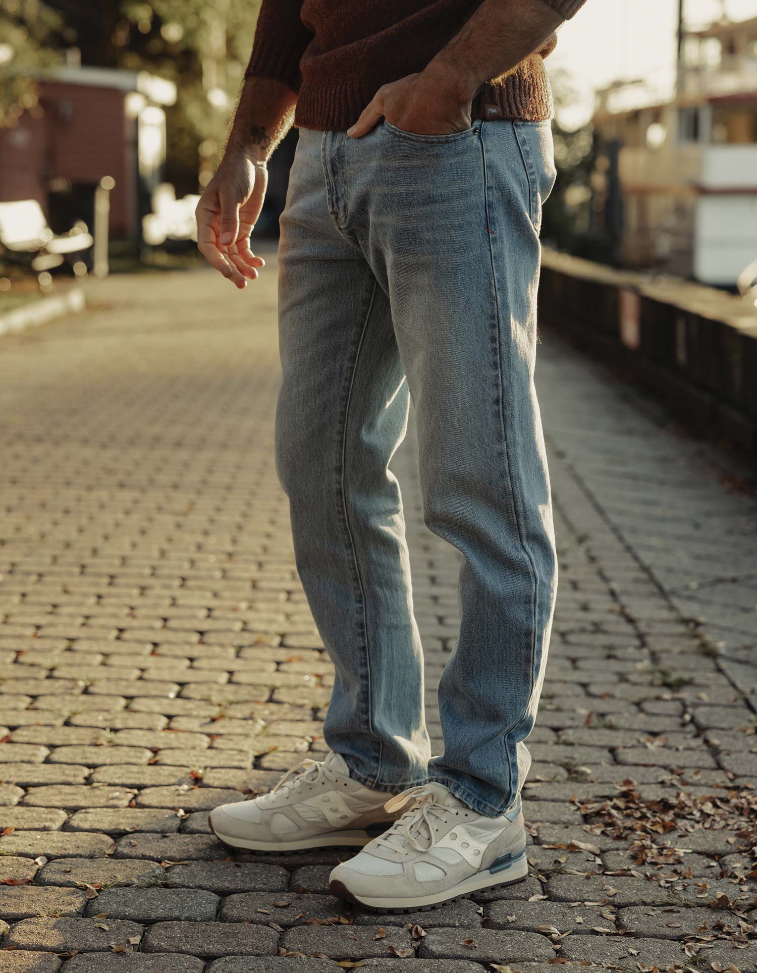 Normal Straight Jean in Vintage Light Wash