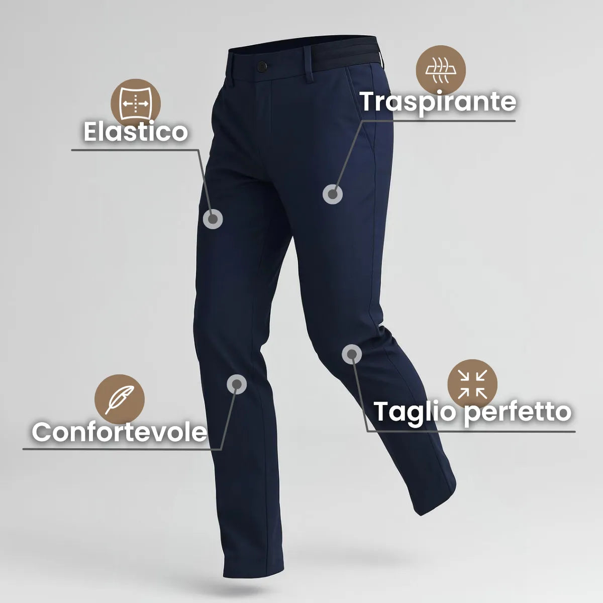 Pantalone Elasticizzato MorphoFit™
