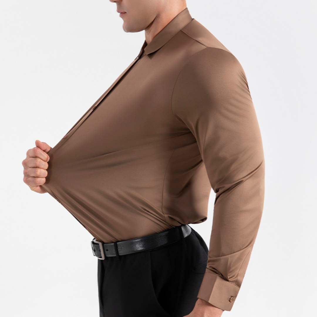 The "Limitless" Commuter Shirt - 4-Way Stretch & Non-Iron
