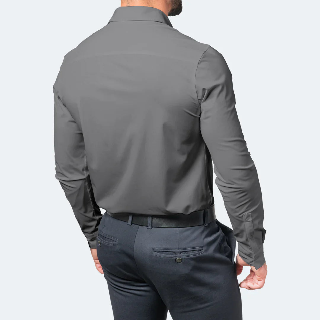 The "Limitless" Commuter Shirt - 4-Way Stretch & Non-Iron