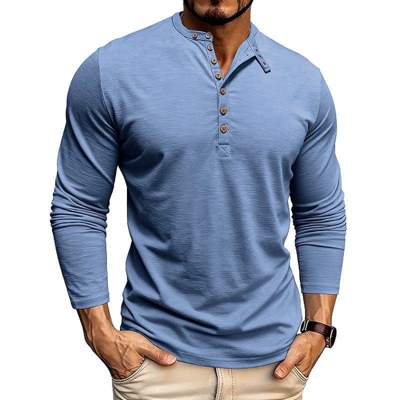 André Ferran Slub Jersey Henley