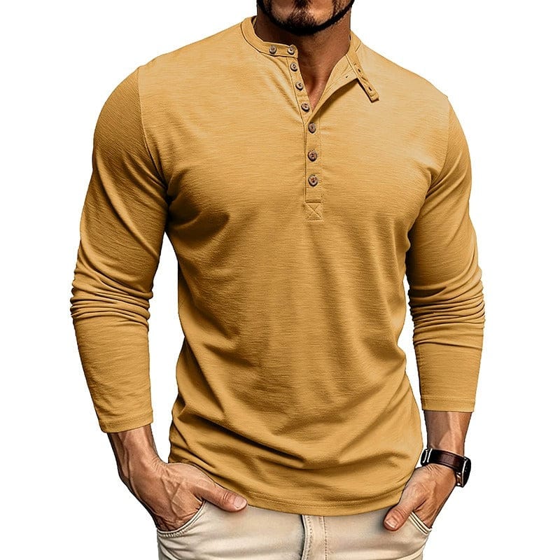André Ferran Slub Jersey Henley