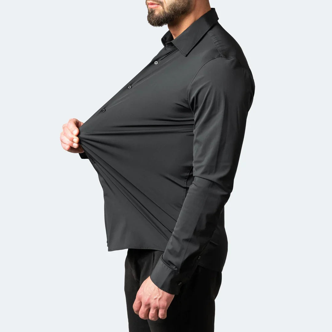 The "Limitless" Commuter Shirt - 4-Way Stretch & Non-Iron
