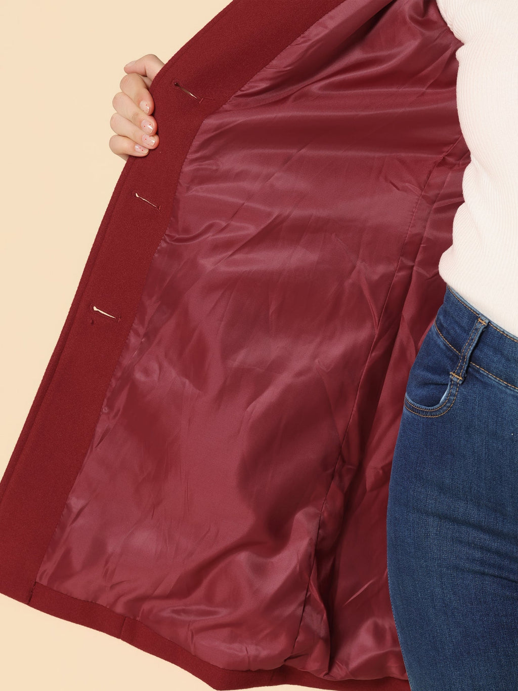 Josephine Women's Single Breasted Winter Trench Coat